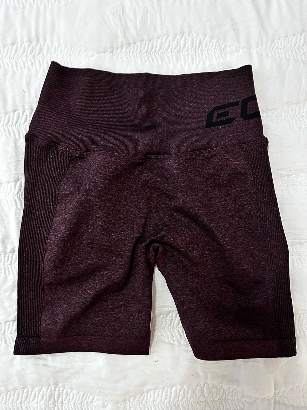 ECHT Women's High-Waist Biker Shorts - Plum